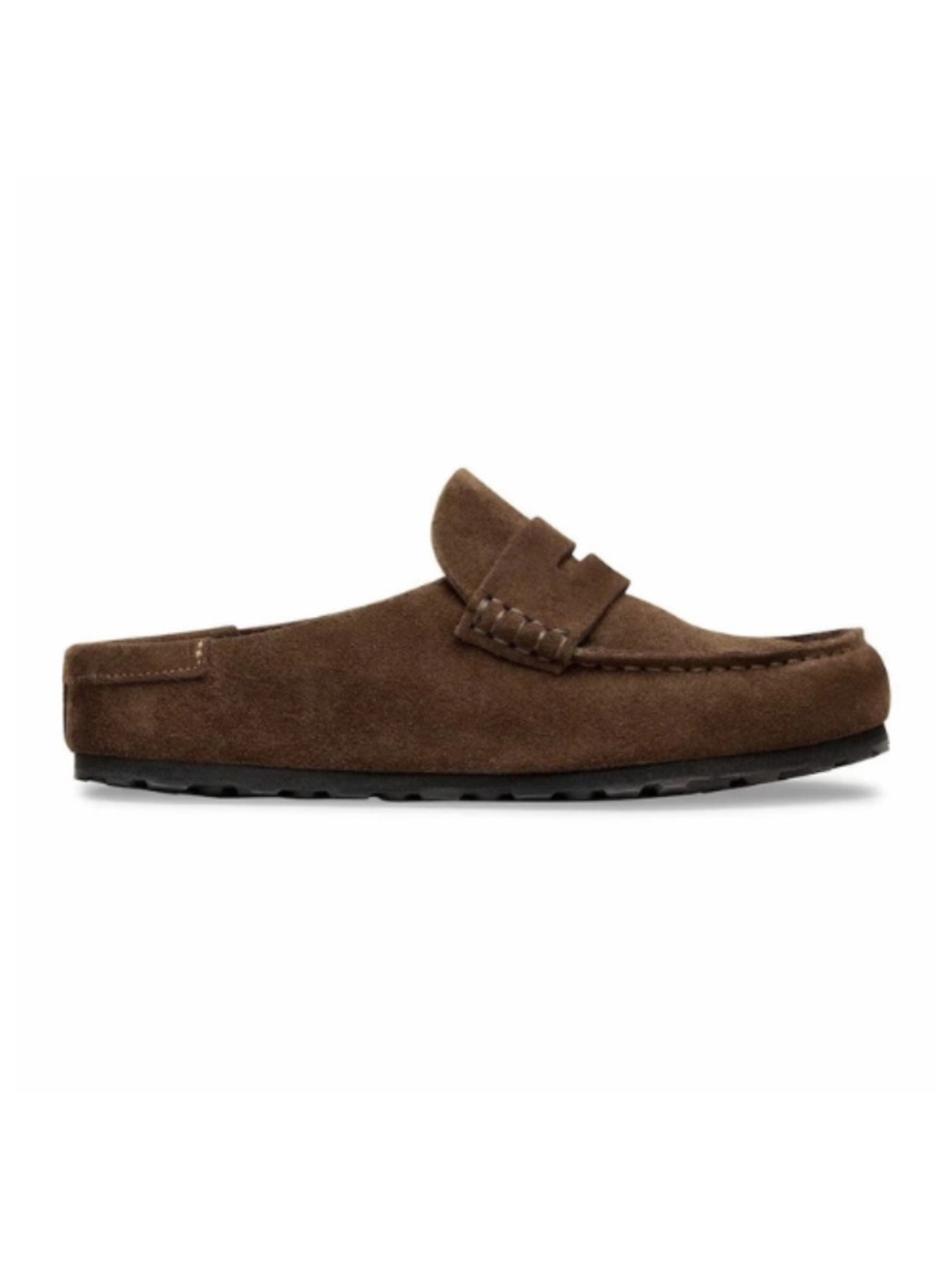 Unisex Birkenstock Naples Wrapped Suede Clog in Carafe Suede. 1031605